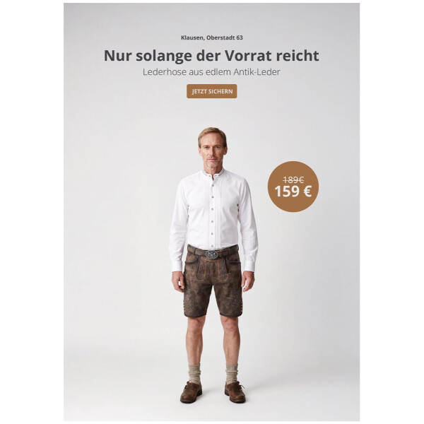 ANGEBOTS-LEDERHOSE 159,00€