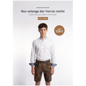 ANGEBOTS-LEDERHOSE 159,00€