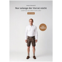 ANGEBOTS-LEDERHOSE 159,00€
